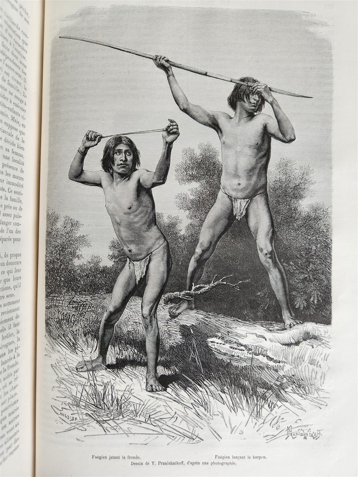 1885 HISTORY of VOYAGES ILLUSTRATED antique CHILE TUNISIA POLYNESIA INDIA