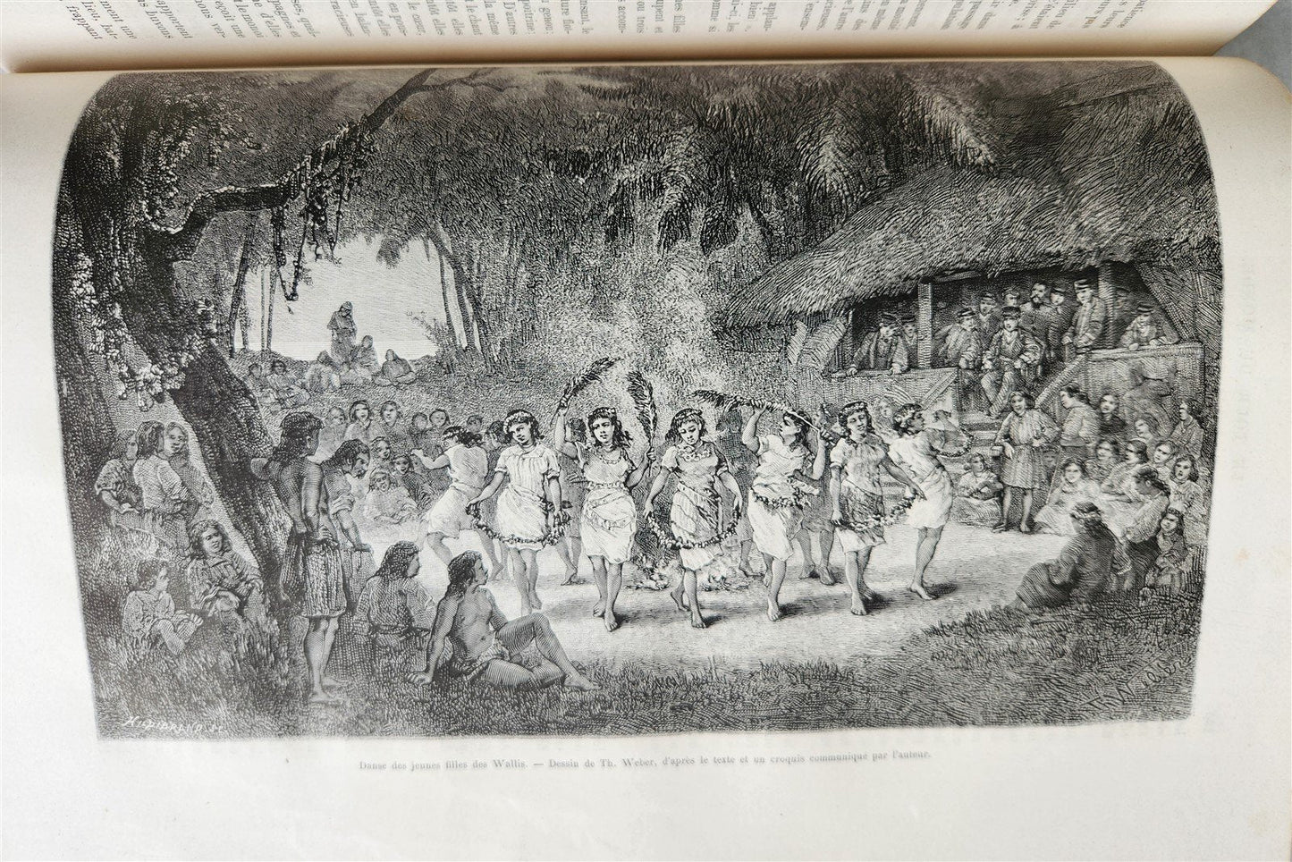 1885 HISTORY of VOYAGES ILLUSTRATED antique CHILE TUNISIA POLYNESIA INDIA