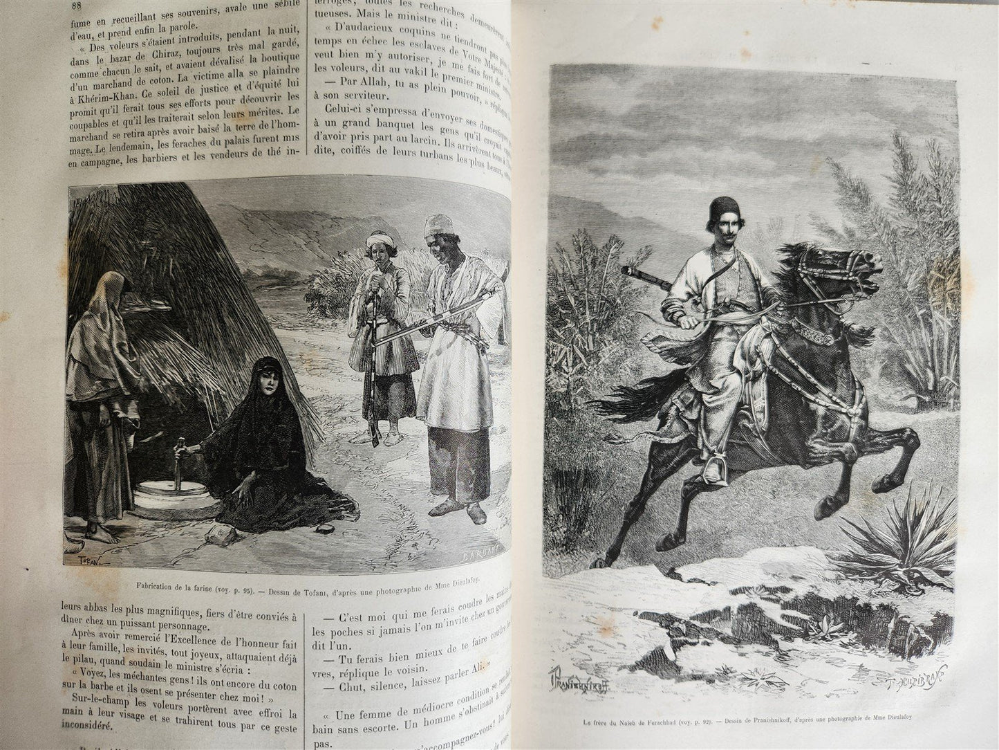 1885 HISTORY of VOYAGES ILLUSTRATED antique CHILE TUNISIA POLYNESIA INDIA