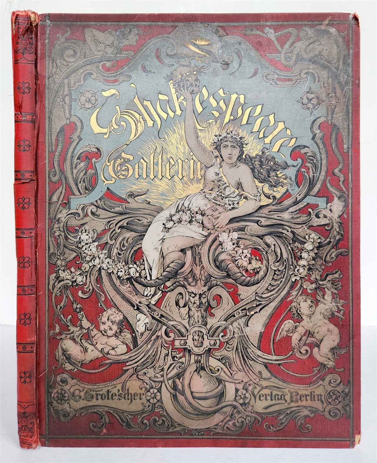1886 SHAKESPEARE GALLERIE antique ILLUSTRATED FOLIO