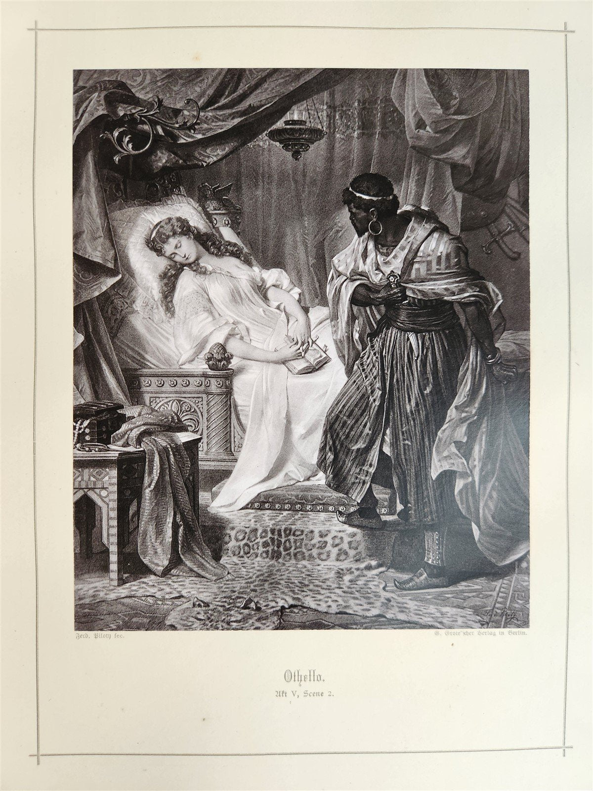 1886 SHAKESPEARE GALLERIE antique ILLUSTRATED FOLIO