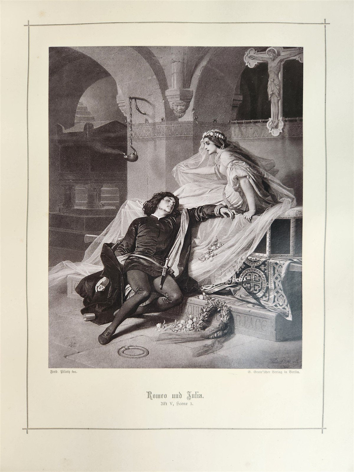 1886 SHAKESPEARE GALLERIE antique ILLUSTRATED FOLIO