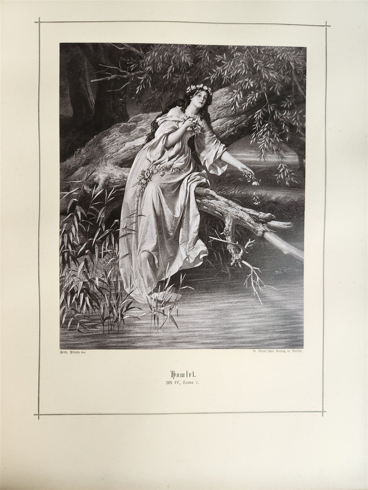 1886 SHAKESPEARE GALLERIE antique ILLUSTRATED FOLIO