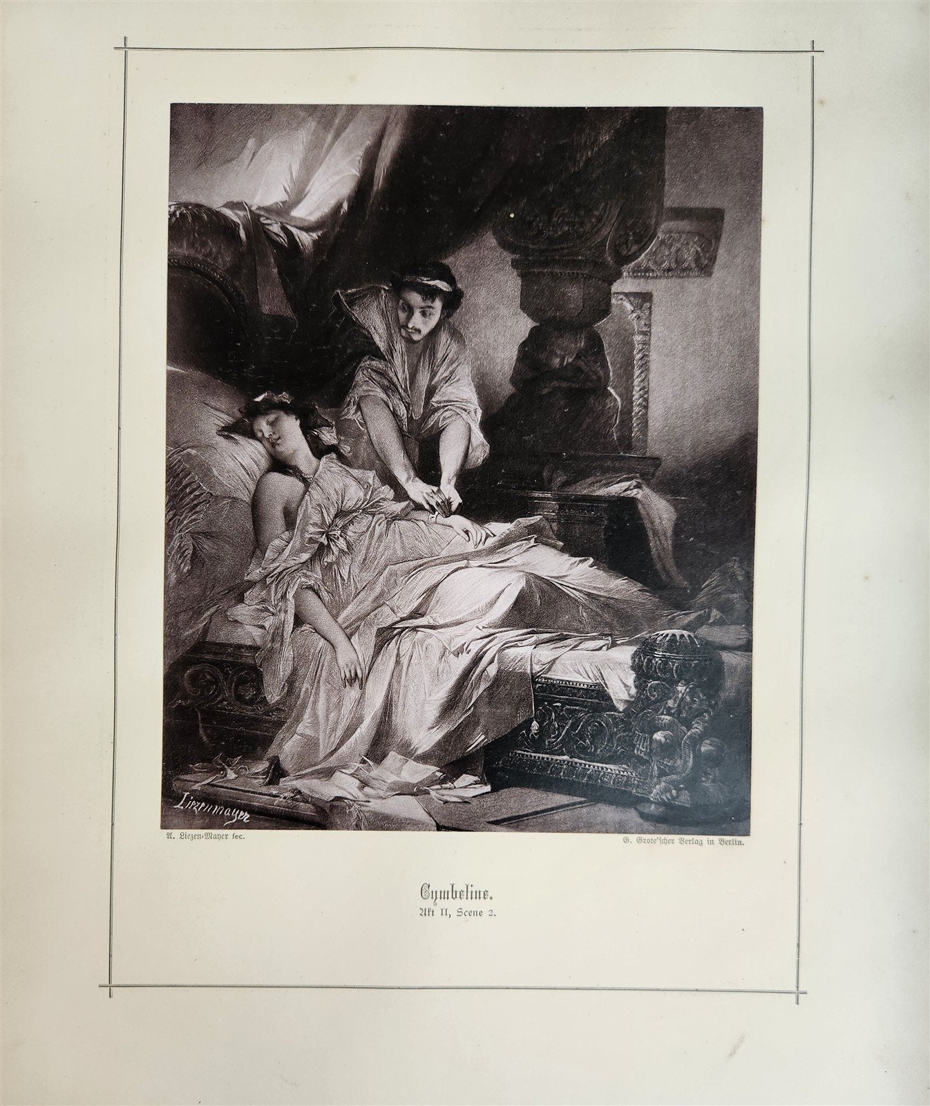 1886 SHAKESPEARE GALLERIE antique ILLUSTRATED FOLIO