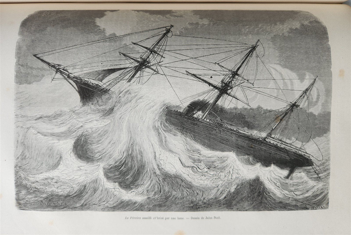 1869 HISTORY VOYAGES ILLUSTRATED antique NEW ZEALAND CEYLON SRI LANKA INDIA USA