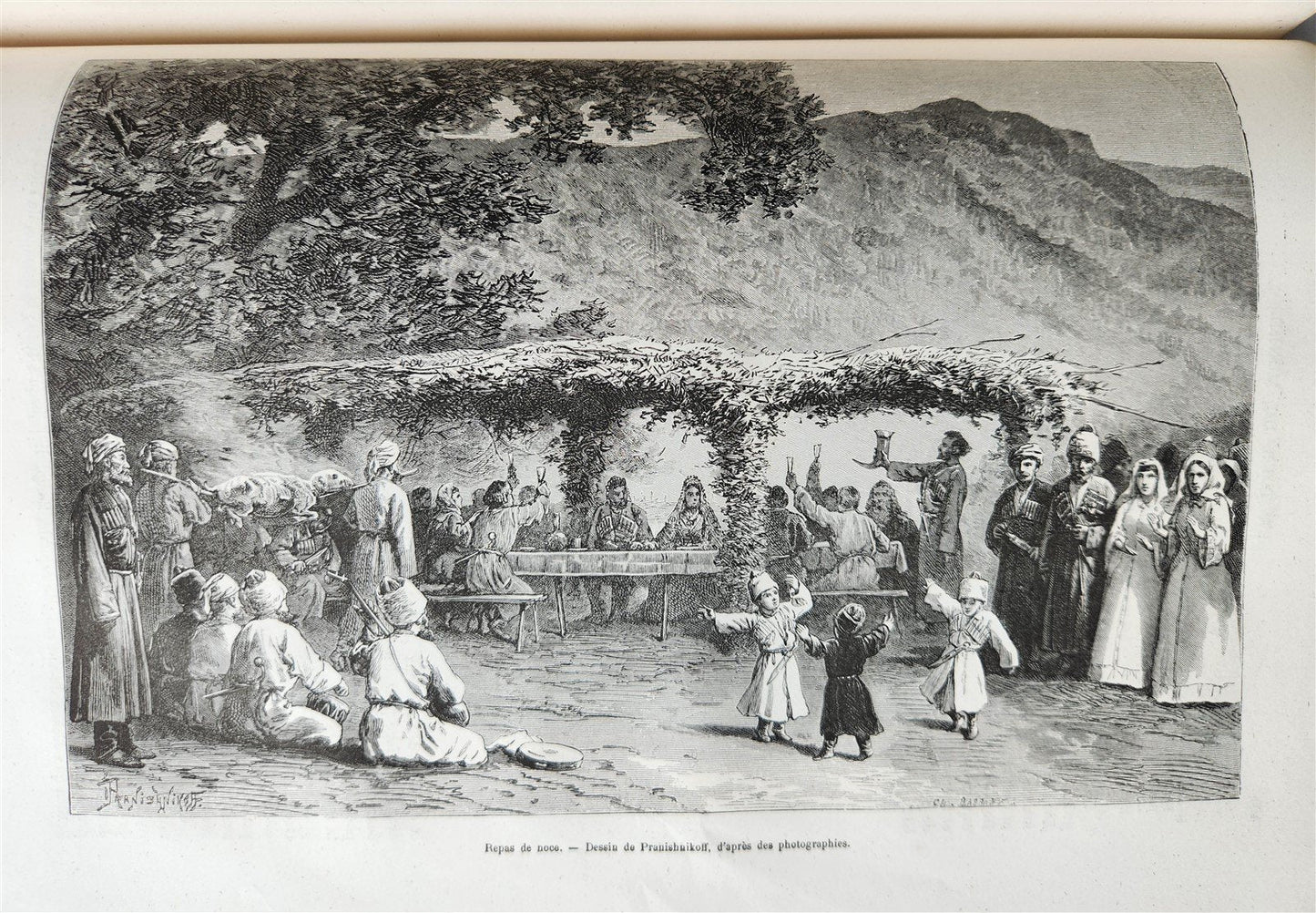 1881 HISTORY VOYAGES ILLUSTRATED antique CAUCASUS BELGIUM AFRICA FRENCH GUIANA