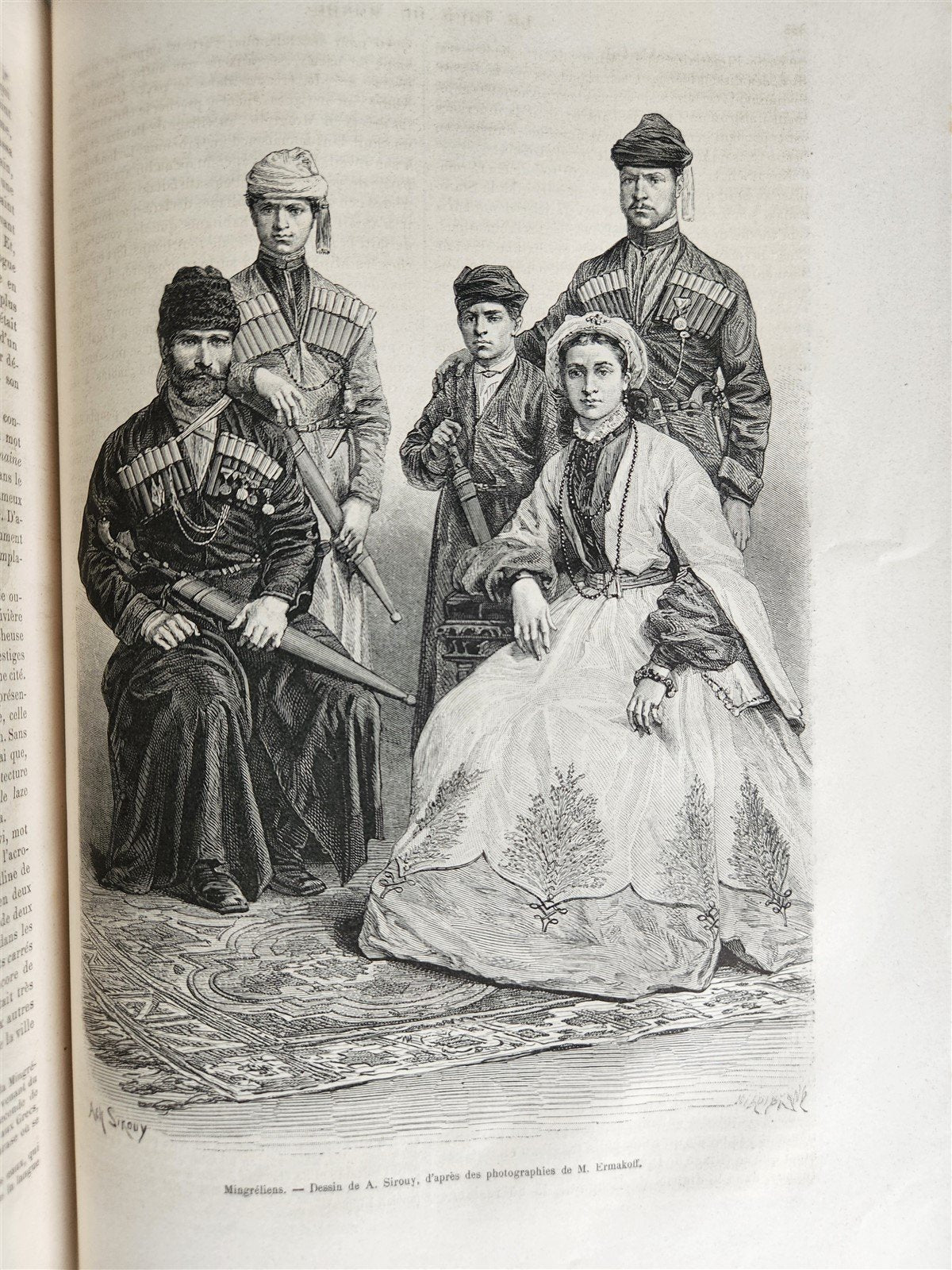 1881 HISTORY VOYAGES ILLUSTRATED antique CAUCASUS BELGIUM AFRICA FRENCH GUIANA