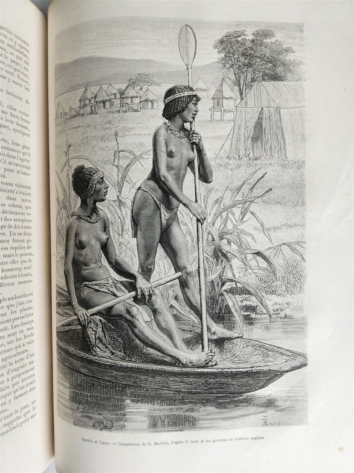 1881 HISTORY VOYAGES ILLUSTRATED antique CAUCASUS BELGIUM AFRICA FRENCH GUIANA