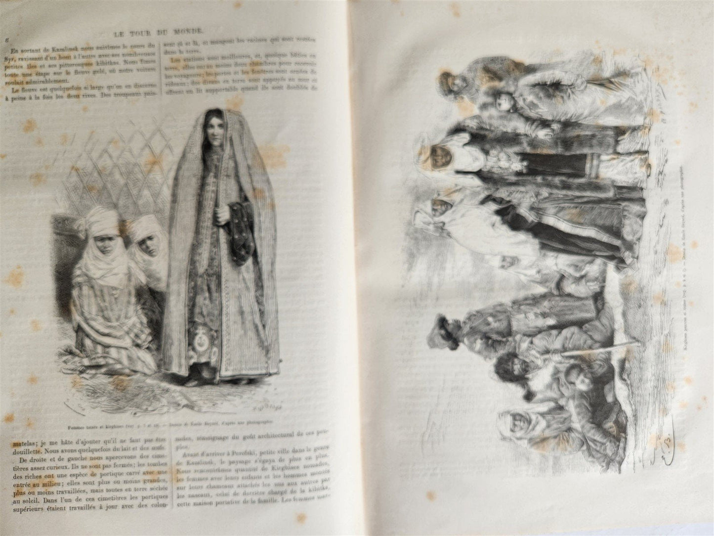 1879 HISTORY VOYAGES ILLUSTRATED antique UZBEKISTAN S.AMERICA MOROCCO NEW GUINEA