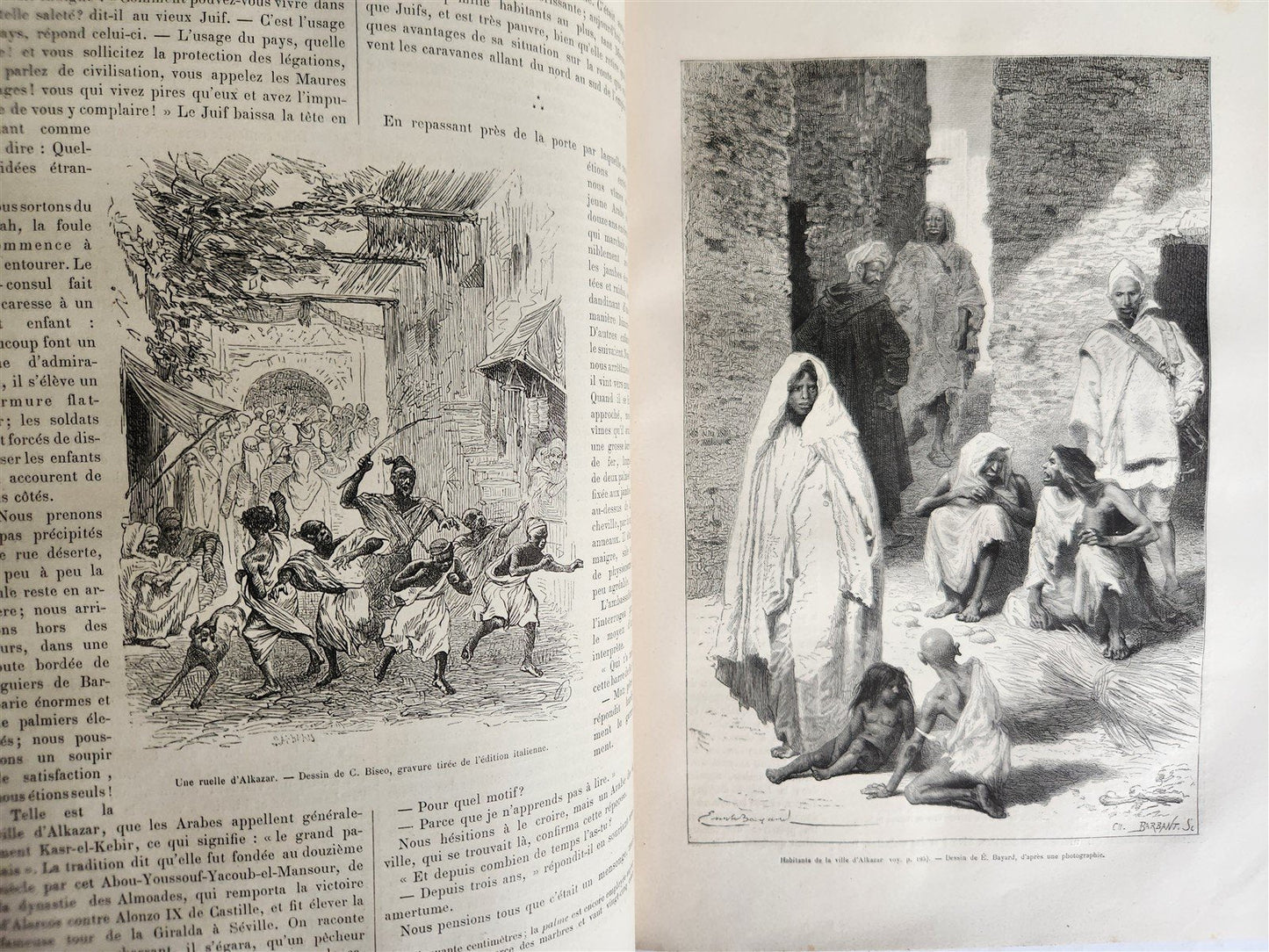 1879 HISTORY VOYAGES ILLUSTRATED antique UZBEKISTAN S.AMERICA MOROCCO NEW GUINEA