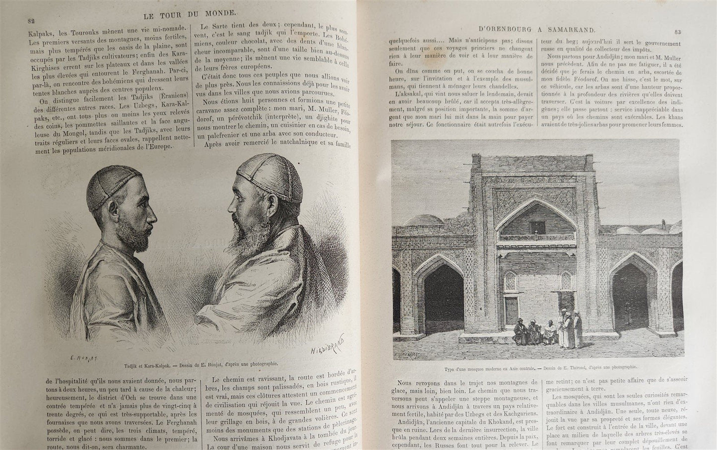 1879 HISTORY VOYAGES ILLUSTRATED antique UZBEKISTAN S.AMERICA MOROCCO NEW GUINEA