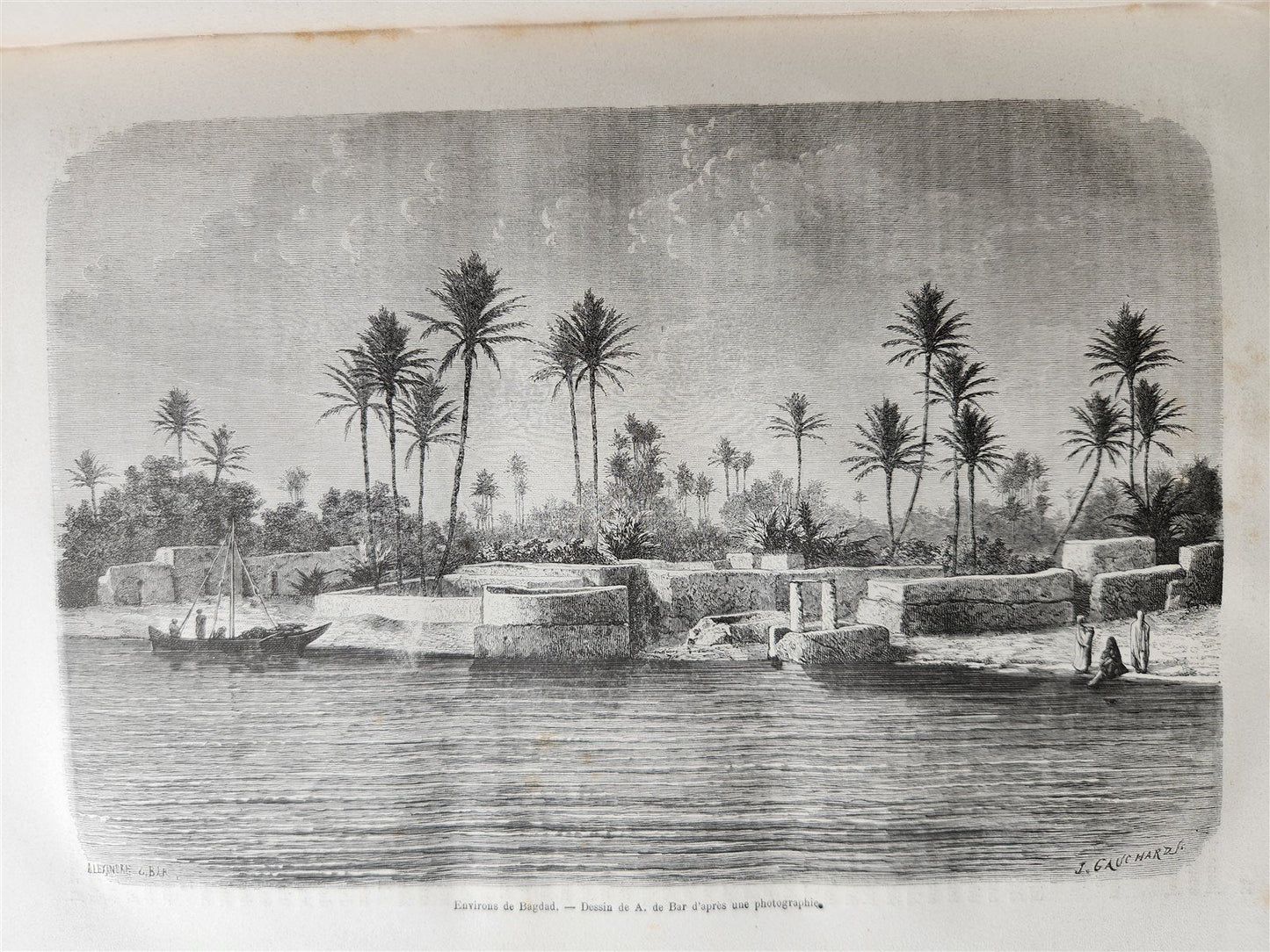 1867 HISTORY VOYAGES ILLUSTRATED antique JAPAN ALGERIA NEW CALEDONIA BABYLONIA