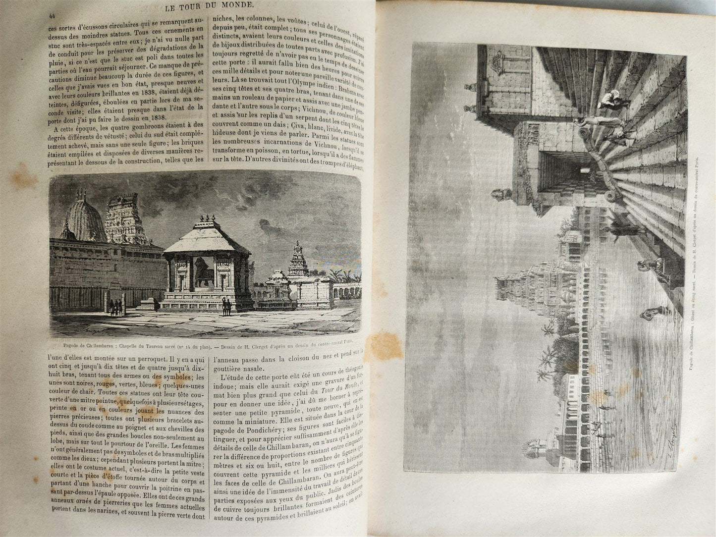 1867 HISTORY VOYAGES ILLUSTRATED antique JAPAN ALGERIA NEW CALEDONIA BABYLONIA