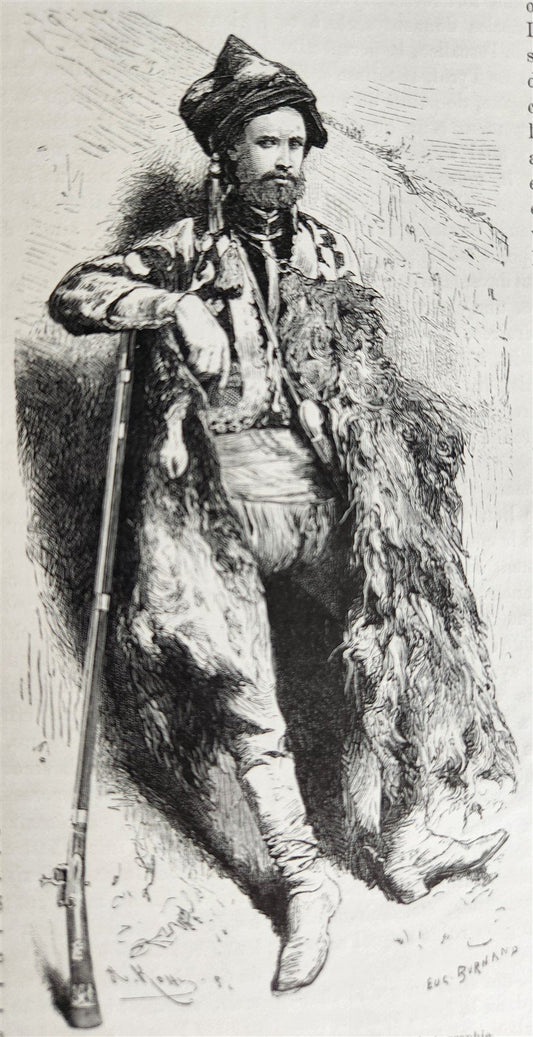 1884 HISTORY VOYAGES ILLUSTRATED antique CAUCASUS MEXICO ALASKA BELGIUM GREECE