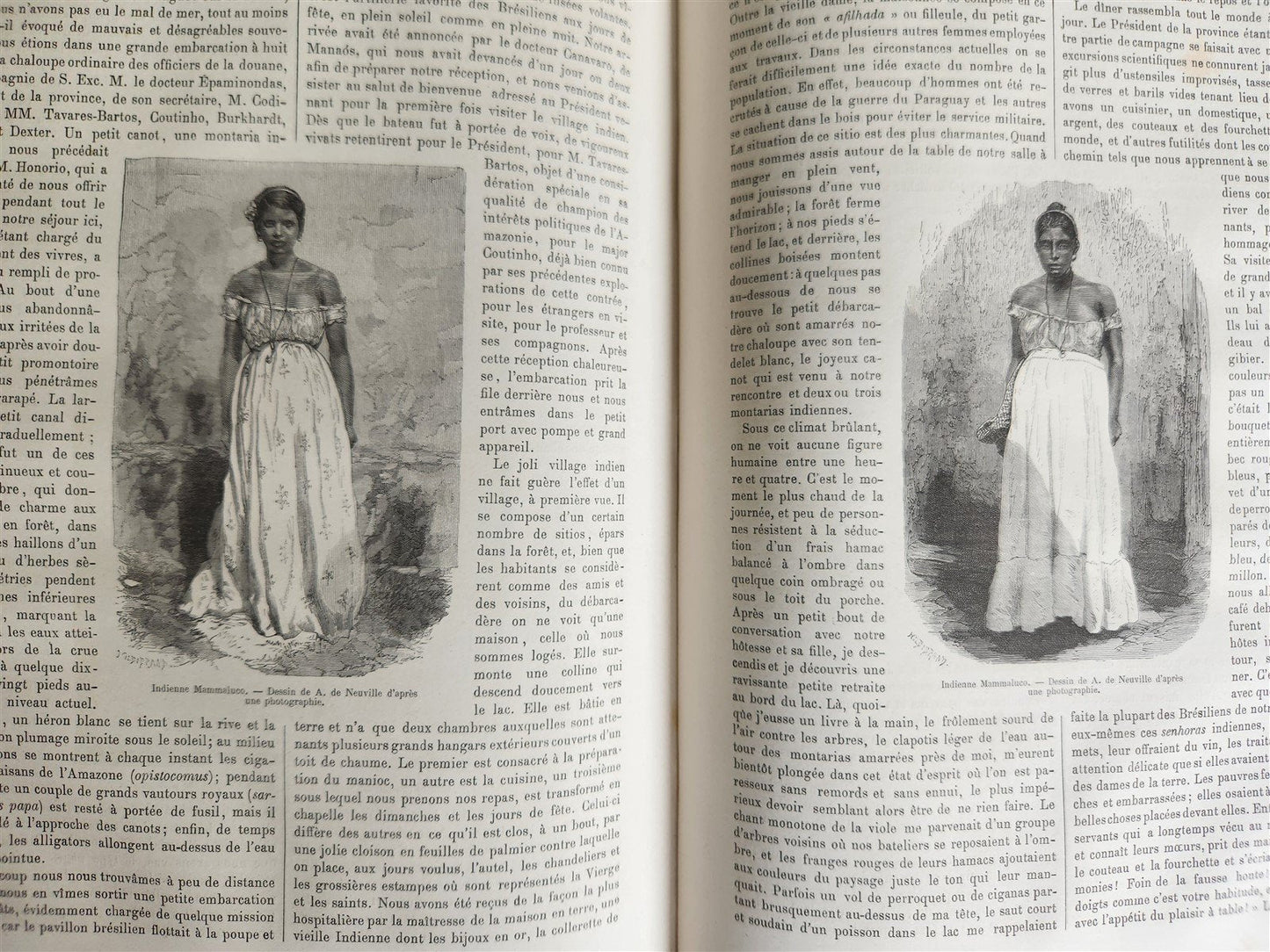 1884 HISTORY of VOYAGES ILLUSTRATED antique NEW CALEDONIA ICELAND JAPAN BRAZIL