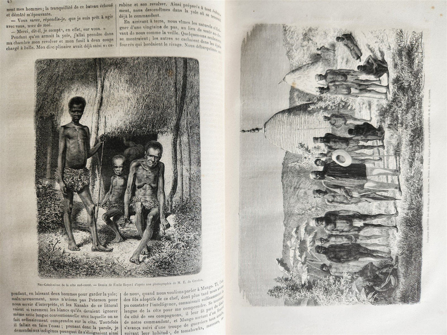 1884 HISTORY of VOYAGES ILLUSTRATED antique NEW CALEDONIA ICELAND JAPAN BRAZIL