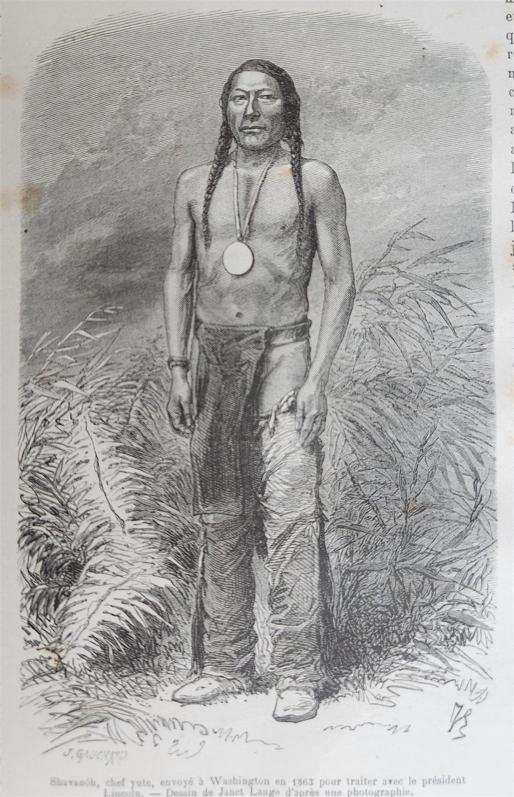 1868 HISTORY of VOYAGES ILLUSTRATED antique USA WILD WEST CAUCASUS ARCTIC SUDAN