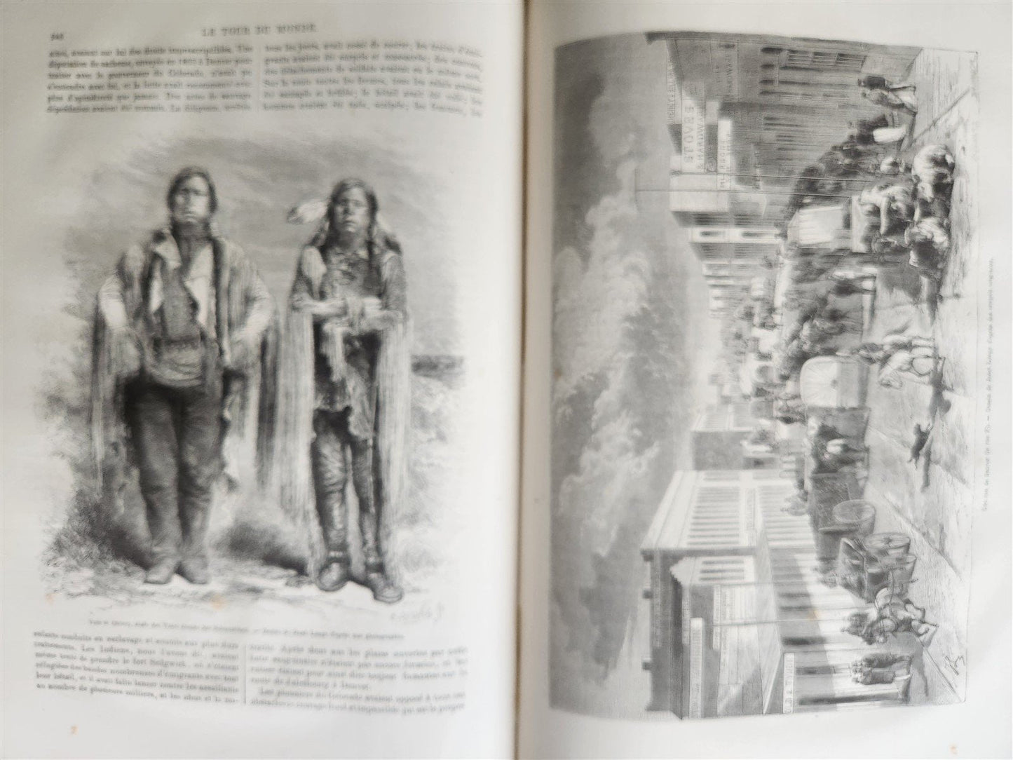 1868 HISTORY of VOYAGES ILLUSTRATED antique USA WILD WEST CAUCASUS ARCTIC SUDAN