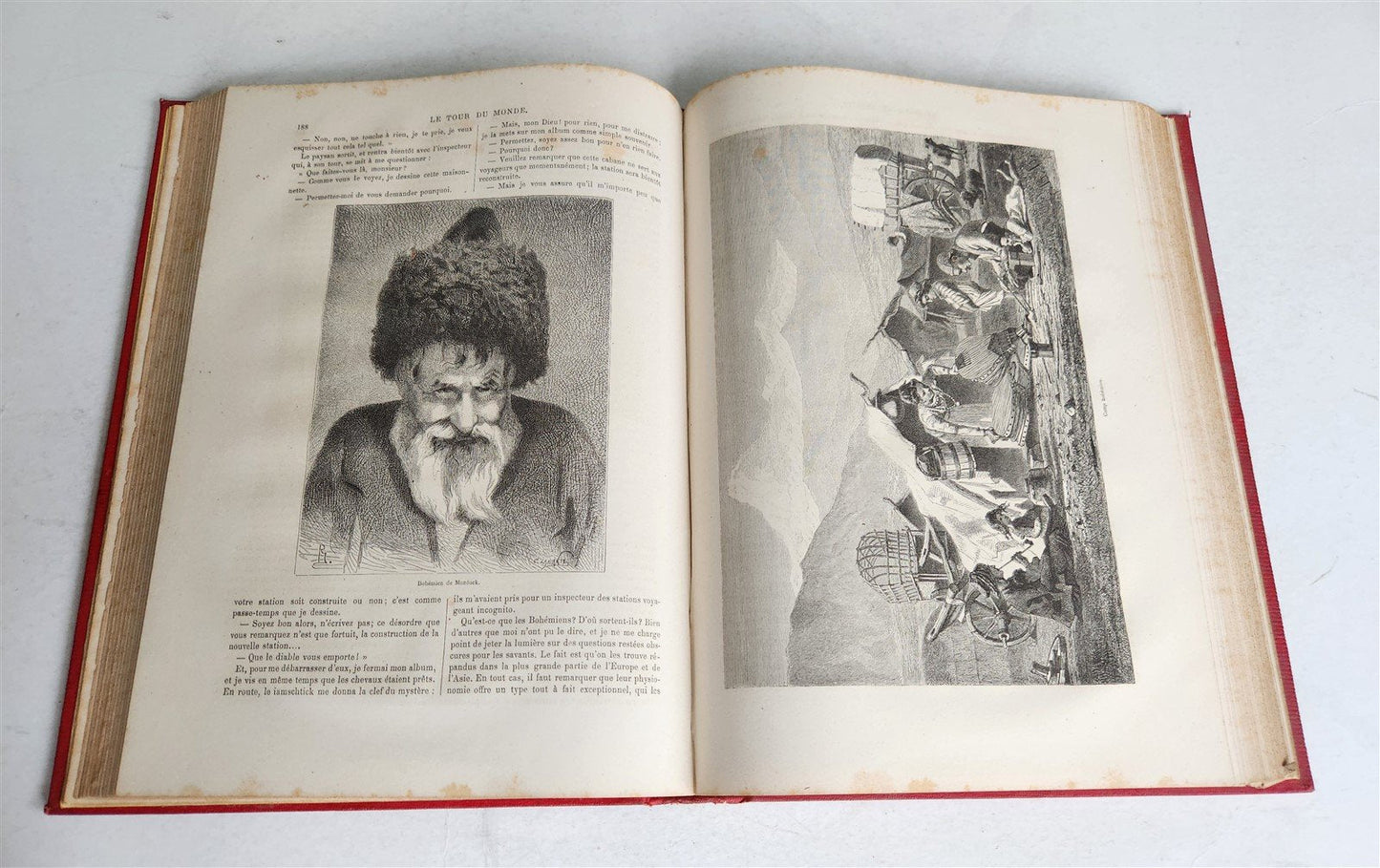 1868 HISTORY of VOYAGES ILLUSTRATED antique USA WILD WEST CAUCASUS ARCTIC SUDAN