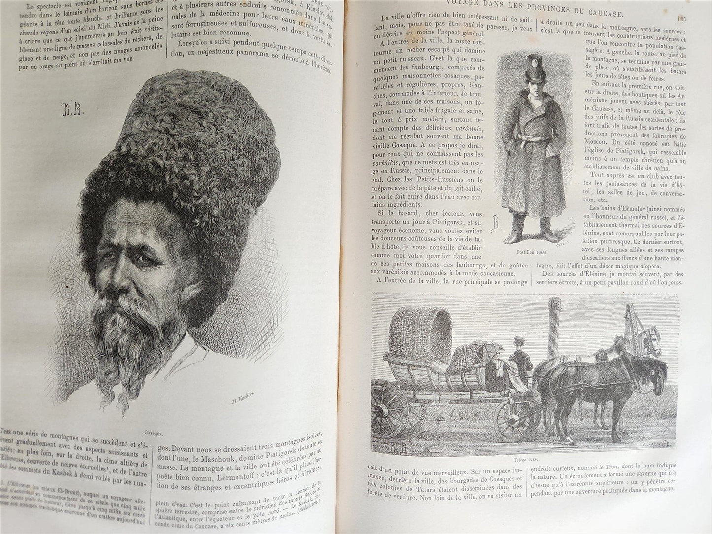 1868 HISTORY of VOYAGES ILLUSTRATED antique USA WILD WEST CAUCASUS ARCTIC SUDAN