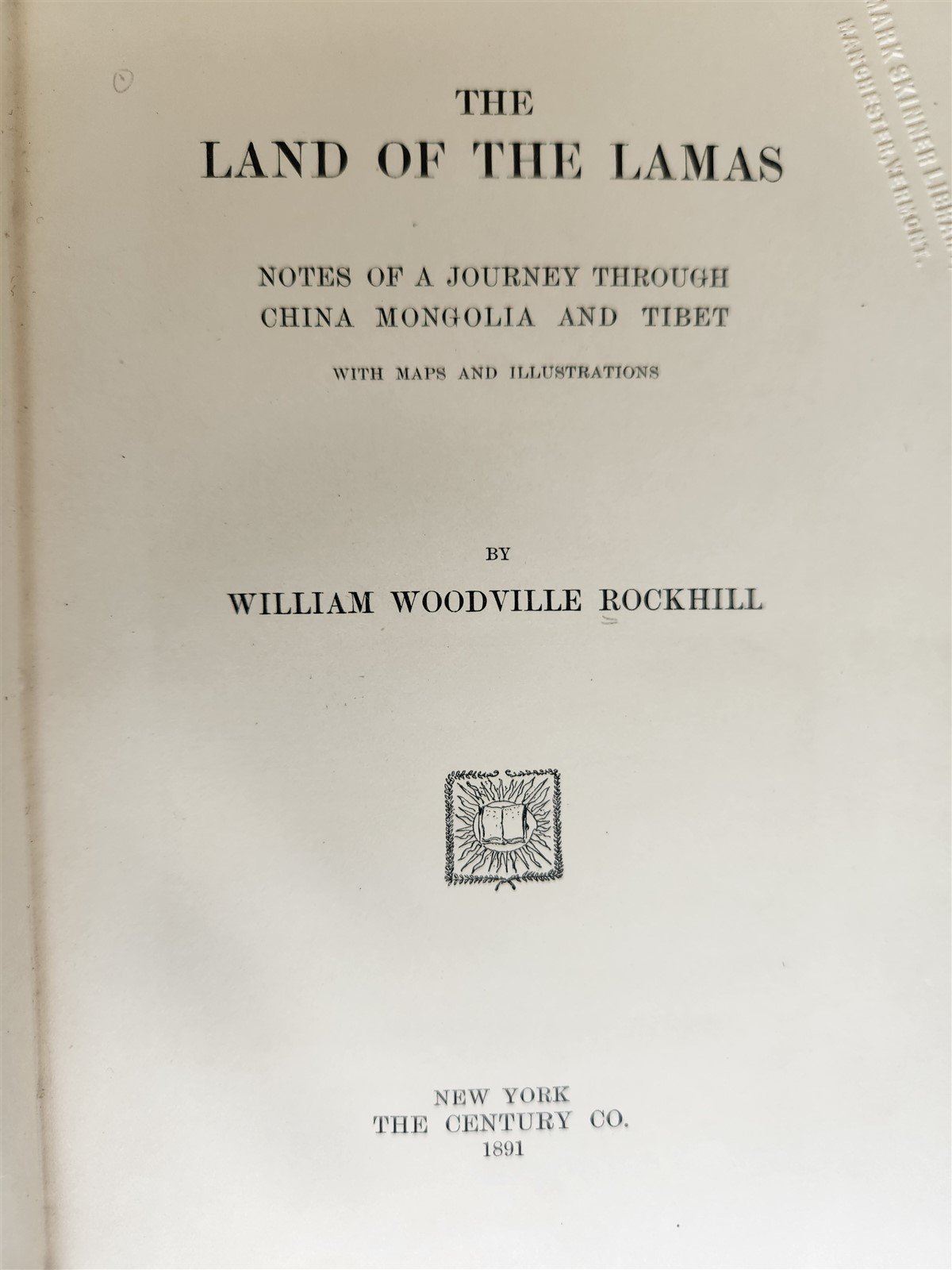 1891 LAND of LAMAS antique ILLUSTRATED Journey Through China Mongolia & Tibet