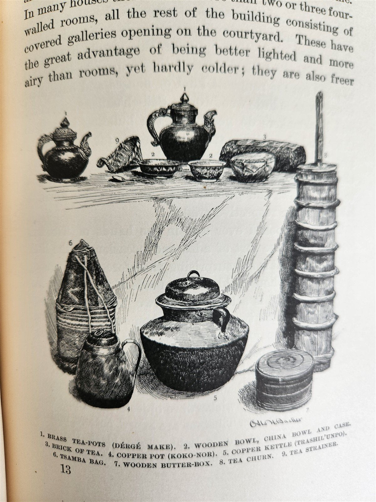 1891 LAND of LAMAS antique ILLUSTRATED Journey Through China Mongolia & Tibet