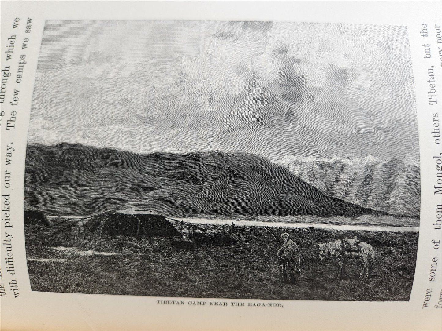 1891 LAND of LAMAS antique ILLUSTRATED Journey Through China Mongolia & Tibet