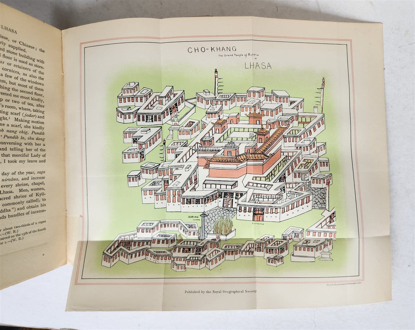 1904 JOURNEY to LHASA & CENTRAL TIBET antique ILLUSTRATED