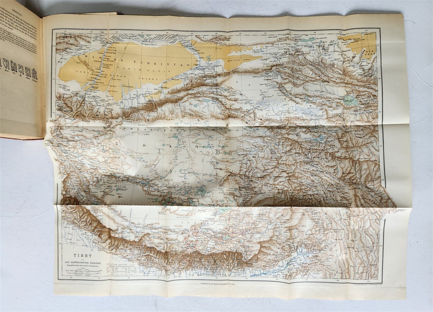 1904 JOURNEY to LHASA & CENTRAL TIBET antique ILLUSTRATED