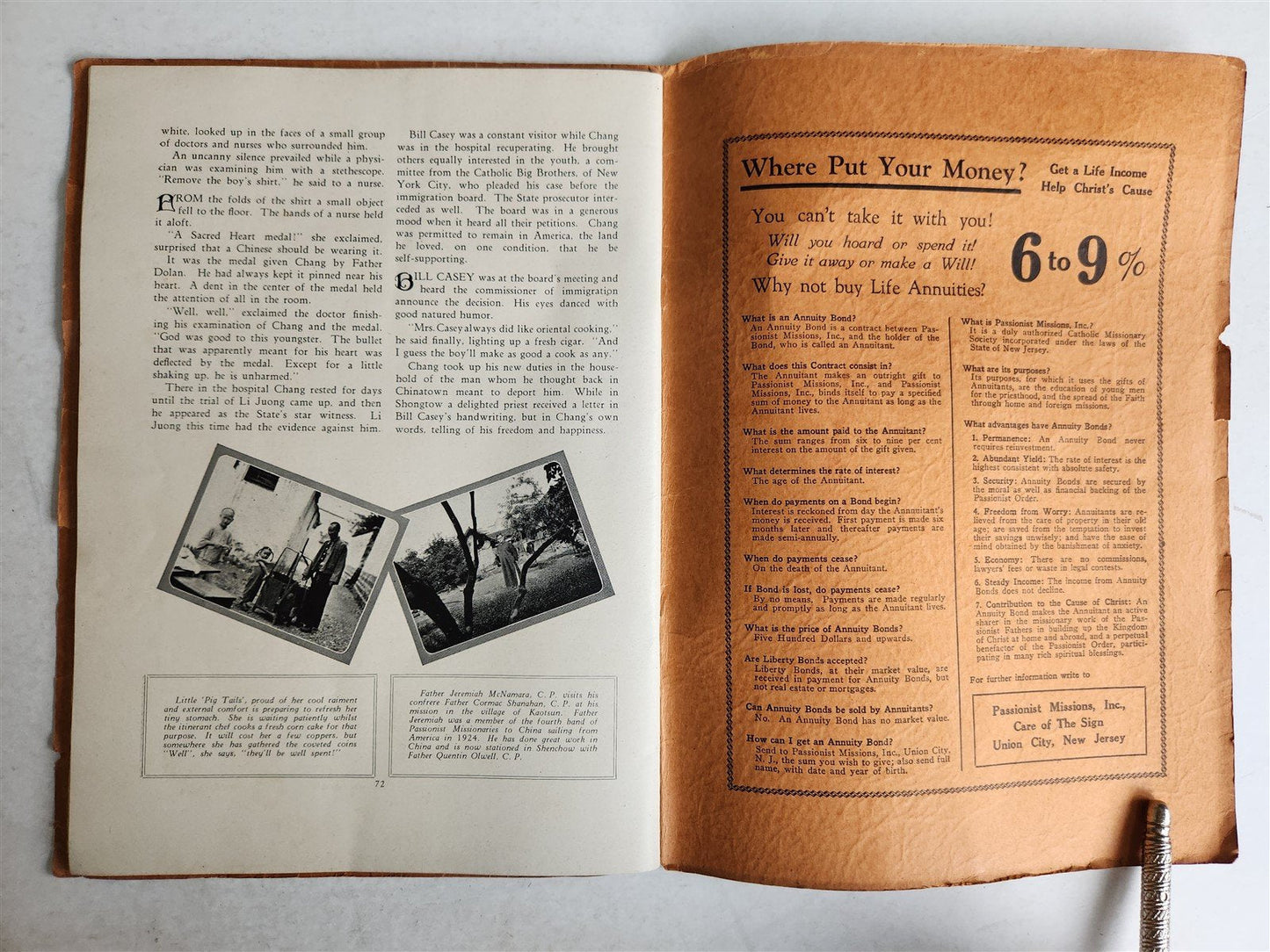 1925 EYES EAST INTERESTING FACTS ABOUT CHINA antique ILLUSTRATED printed in USA