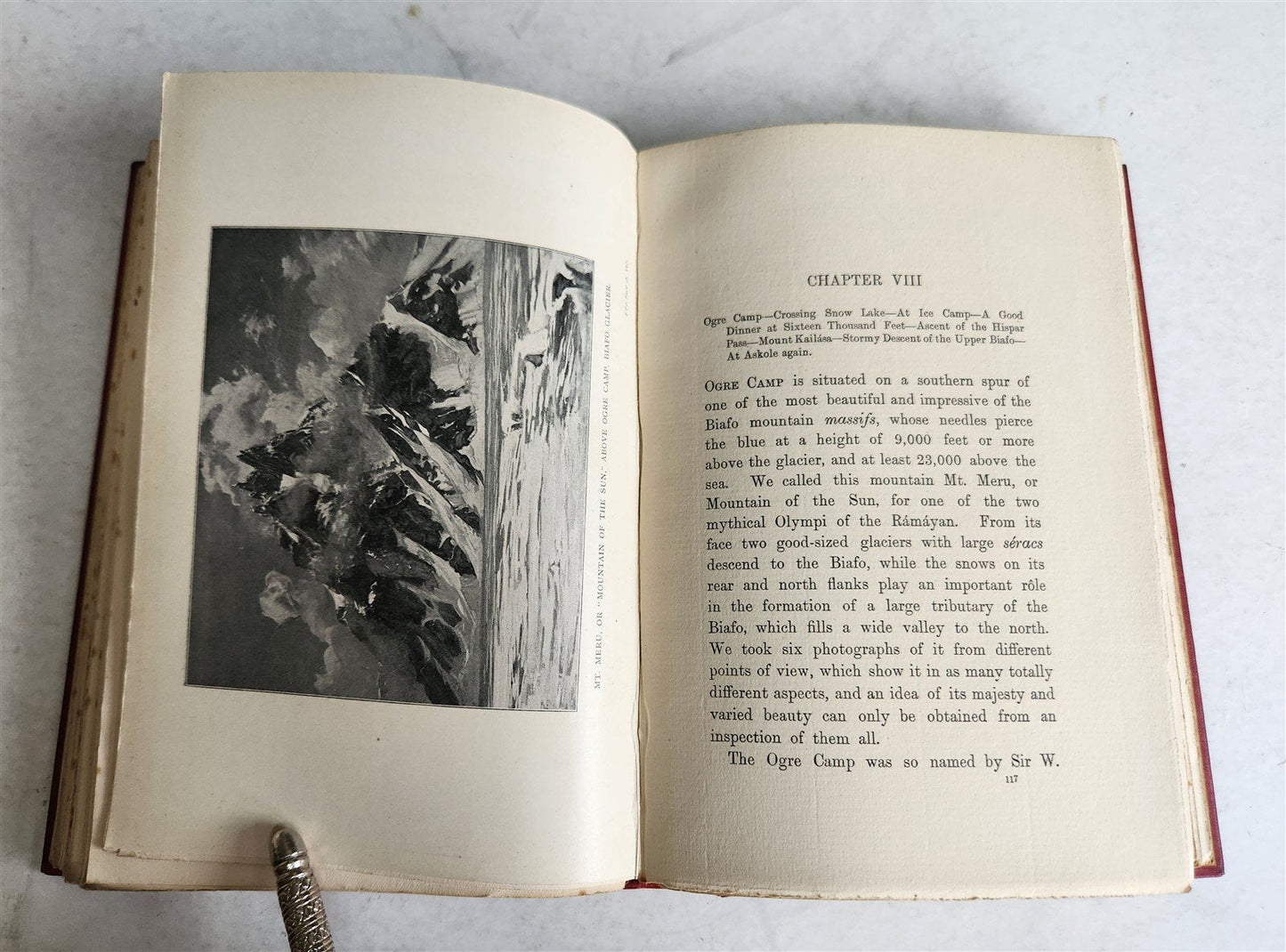 1901 IN THE ICE WORLD of HIMALAYA antique ILLUSTRATED w/ MAPS