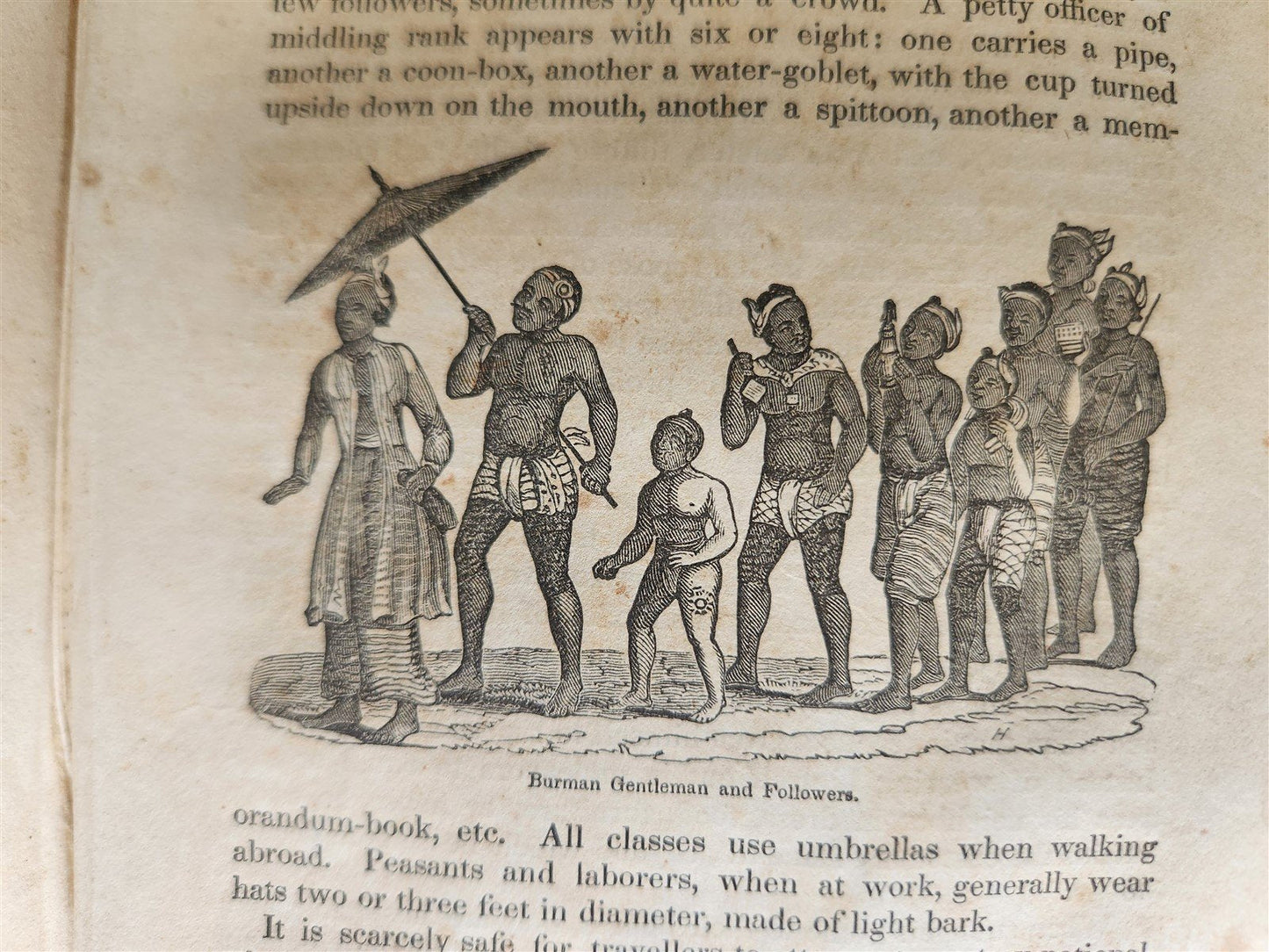 1839 TRAVELS SOUTHEAST ASIA antique ILLUSTRATED Hindustan Malaya Siam China