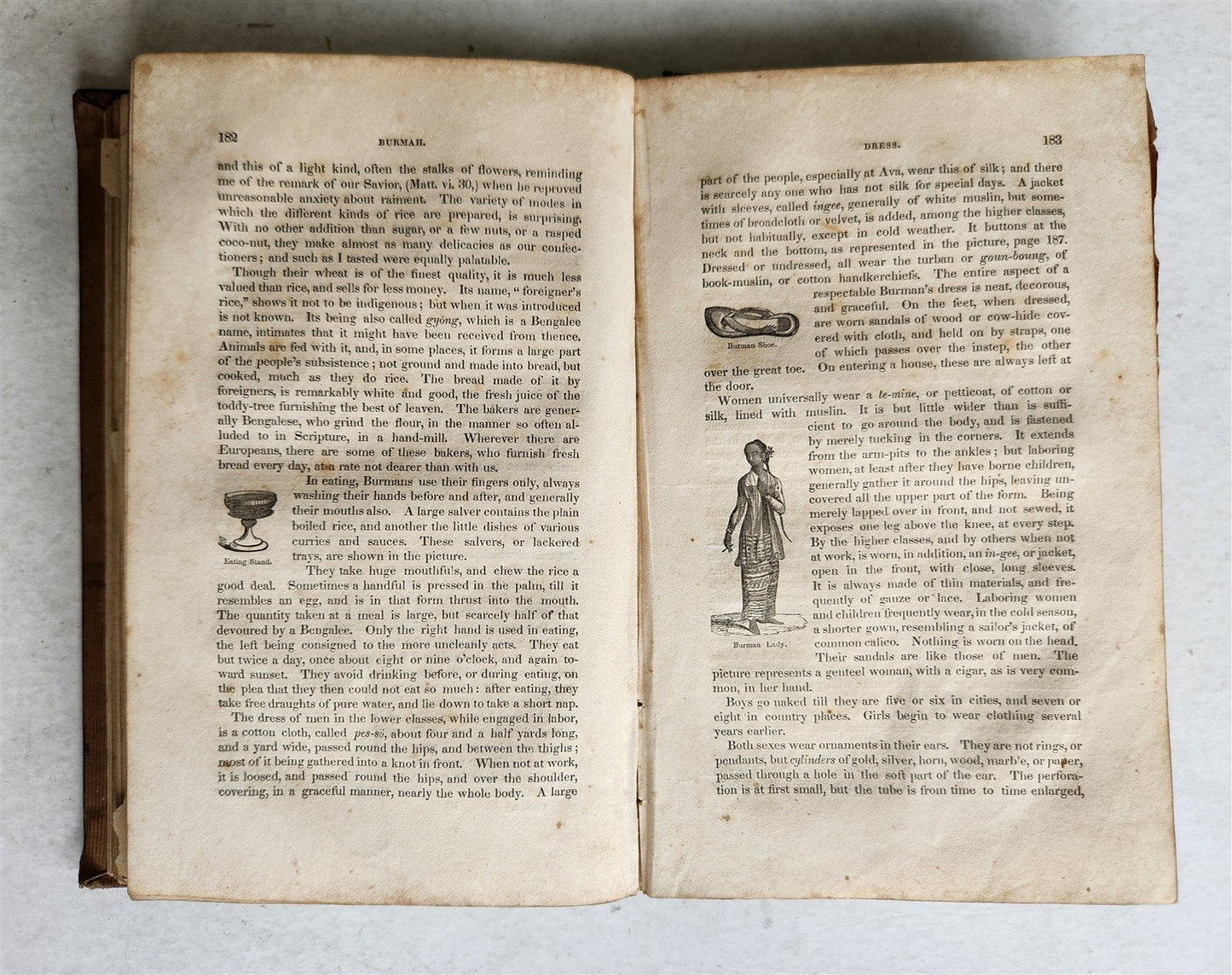 1839 TRAVELS SOUTHEAST ASIA antique ILLUSTRATED Hindustan Malaya Siam China