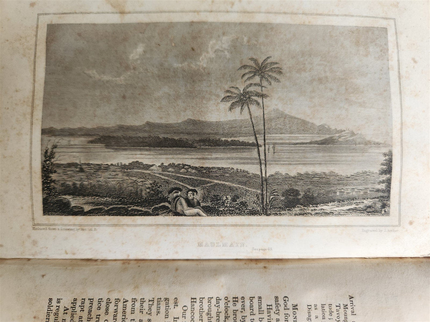 1839 TRAVELS SOUTHEAST ASIA antique ILLUSTRATED Hindustan Malaya Siam China