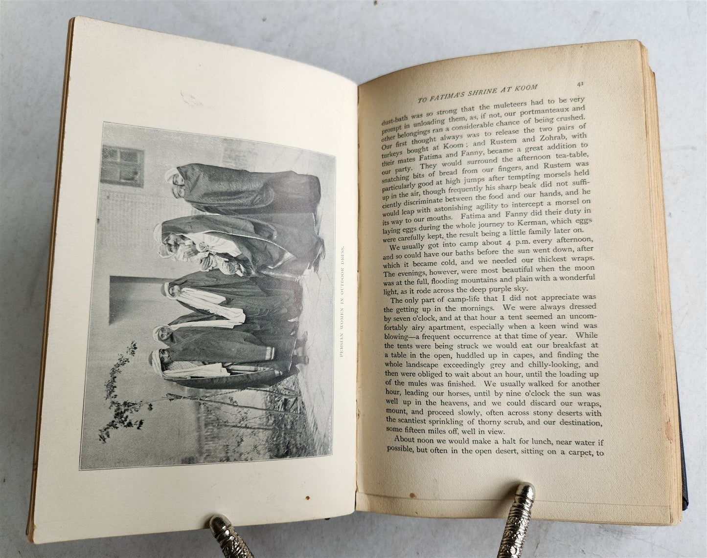 1898 THROUGH PERSIA on a SIDE-SADDLE by ELLA C. SYKES antique ILLUSTRATED