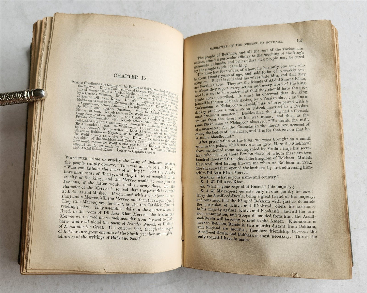 1852 MISSION TO BOKHARA in the Years 1843-1845 antique CENTRAL ASIA