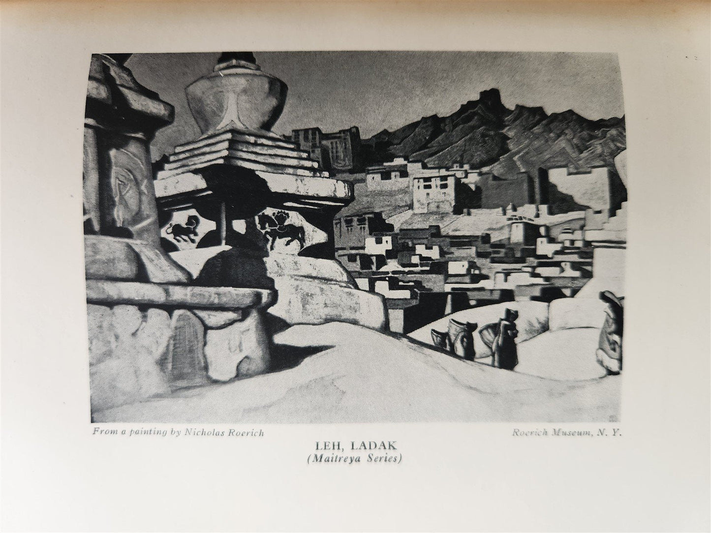 1929 ALTAI-HIMALAYA TRAVEL DIARY by RUSSIAN ARTIST NICHOLAS ROERICH antique