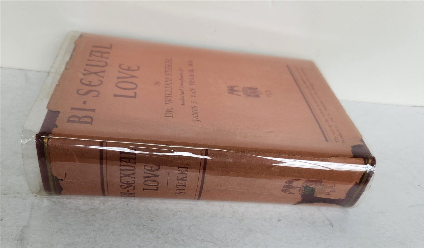 1934 BI-SEXUAL LOVE by Dr. William Stekel vintage