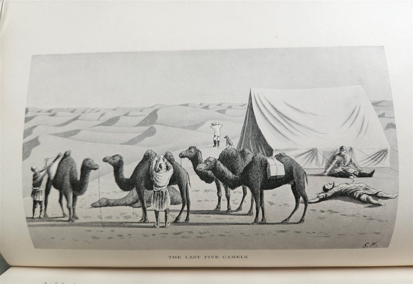 1898 THROUGH ASIA by SVEN HEDIN antique ILLUSTRATED w/ 300 PICTURES 2 volumes