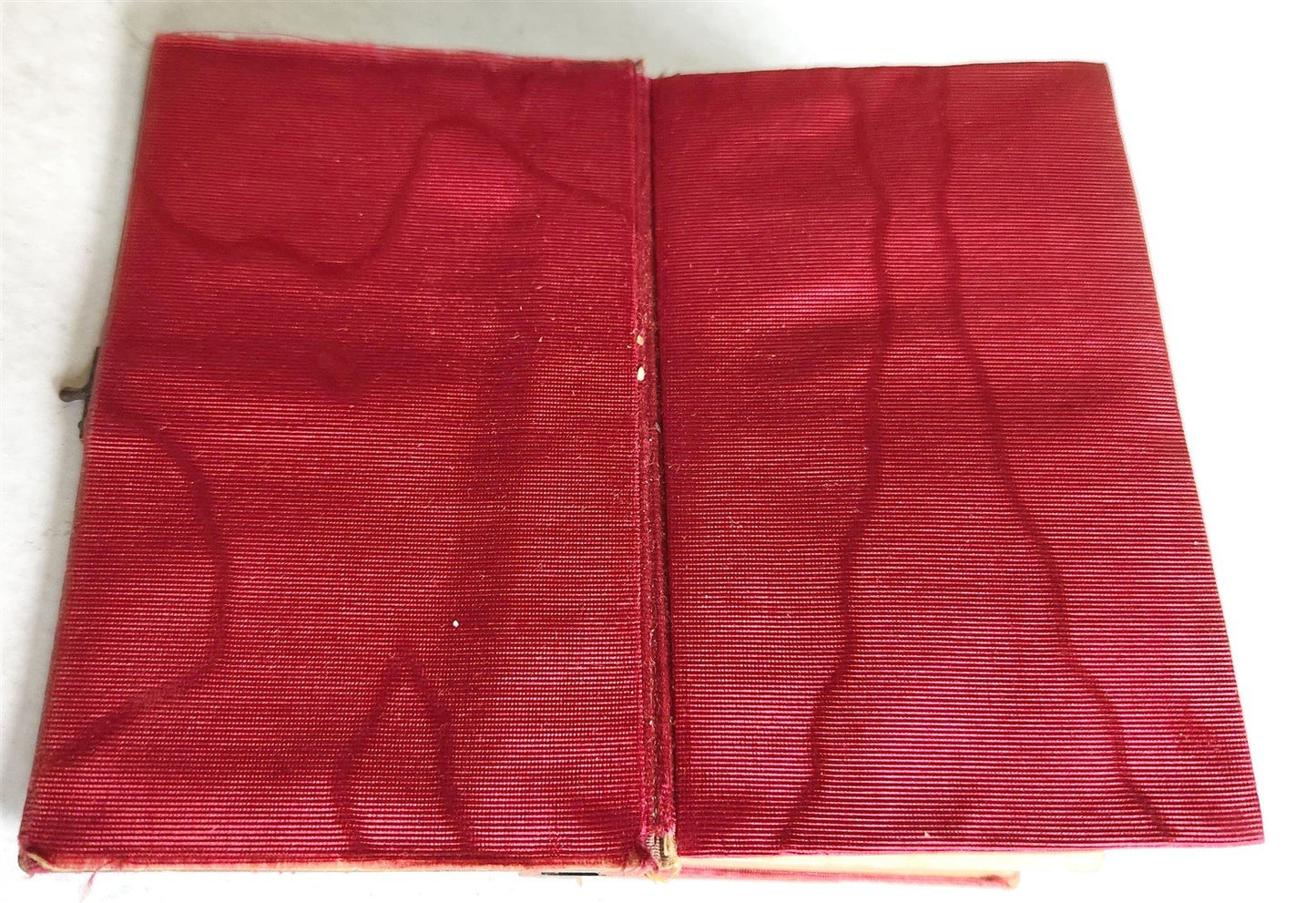 1889 TORTOISESHELL GOLD INLAY BINDING CATHOLIC PRAYER BOOK LATIN/FRENCH antique