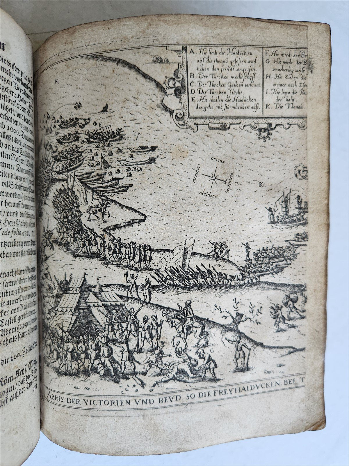 1615 CHRONOLOGIA by ORTELIUS antique AUSTRO-HUNGARIAN TRANSYLVANIA WARS w/ TURKS