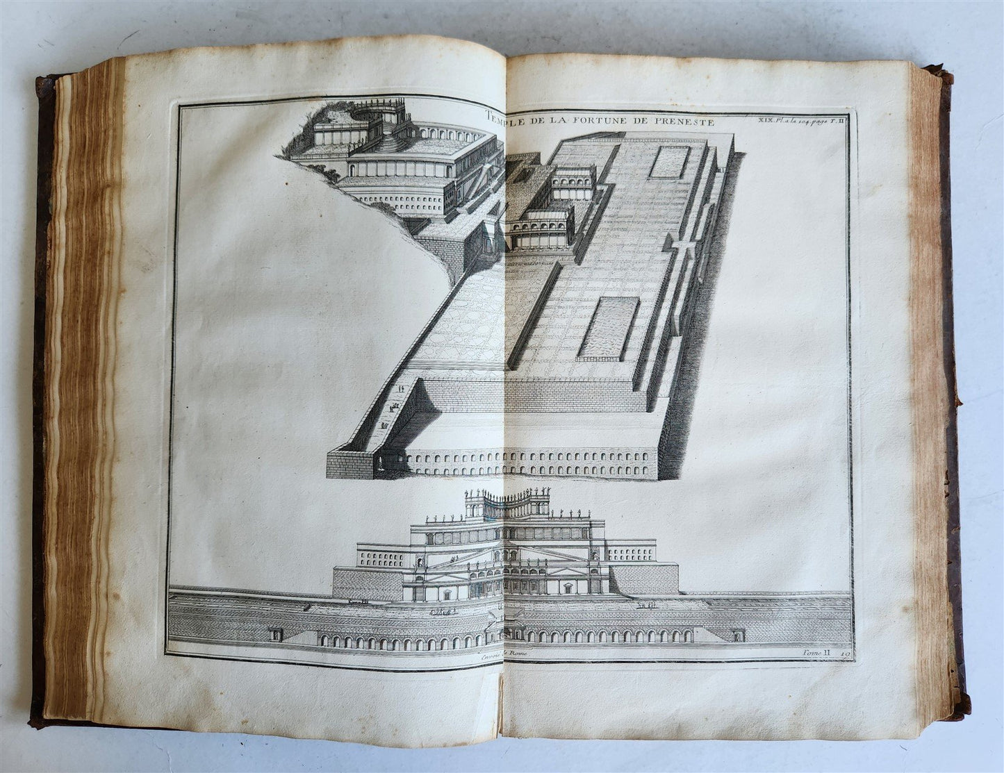 1719 CULTS of ROMANS & GREEKS antique FOLIO RICHLY ILLUSTRATED w/ 104 PLATES