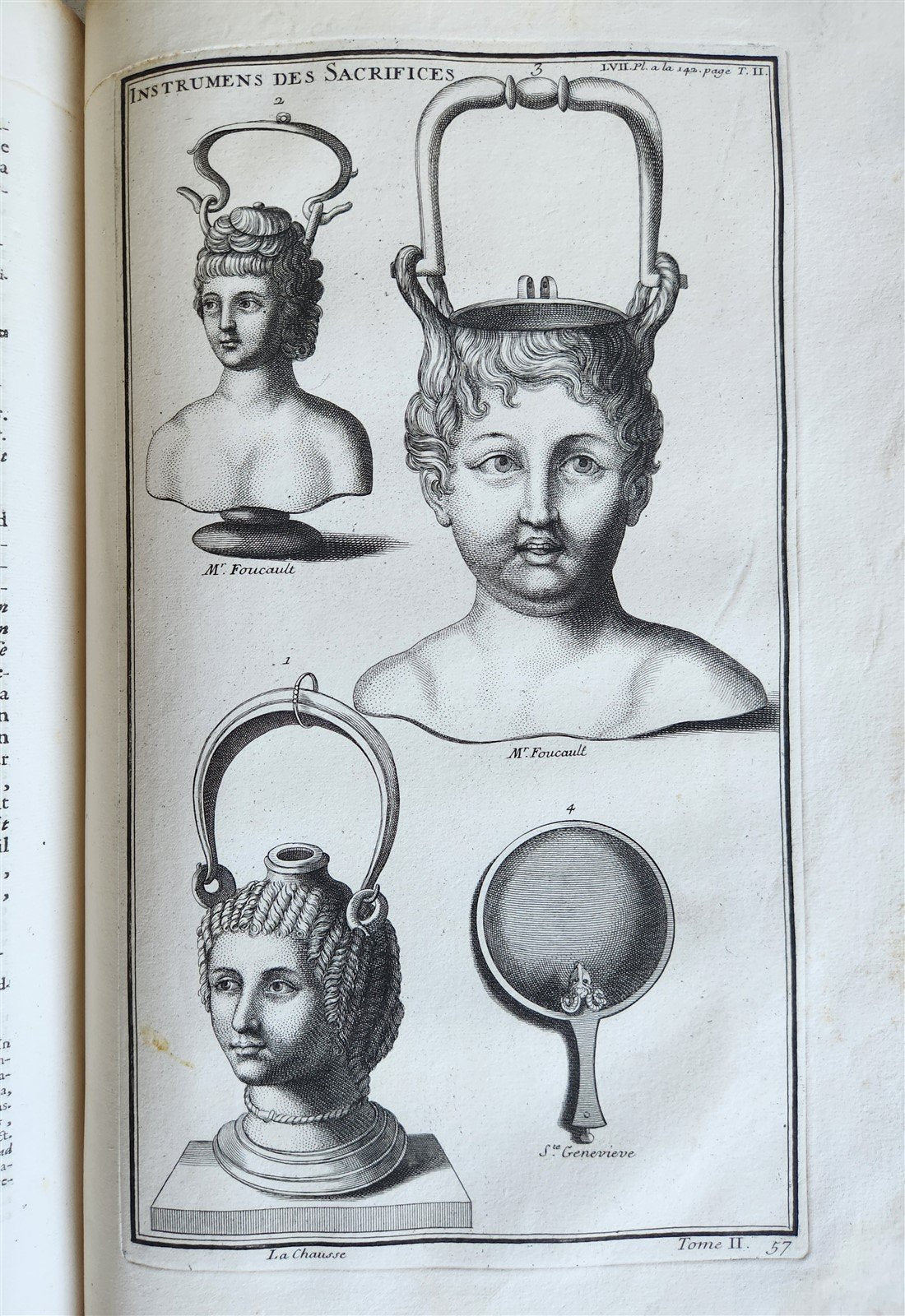 1719 CULTS of ROMANS & GREEKS antique FOLIO RICHLY ILLUSTRATED w/ 104 PLATES
