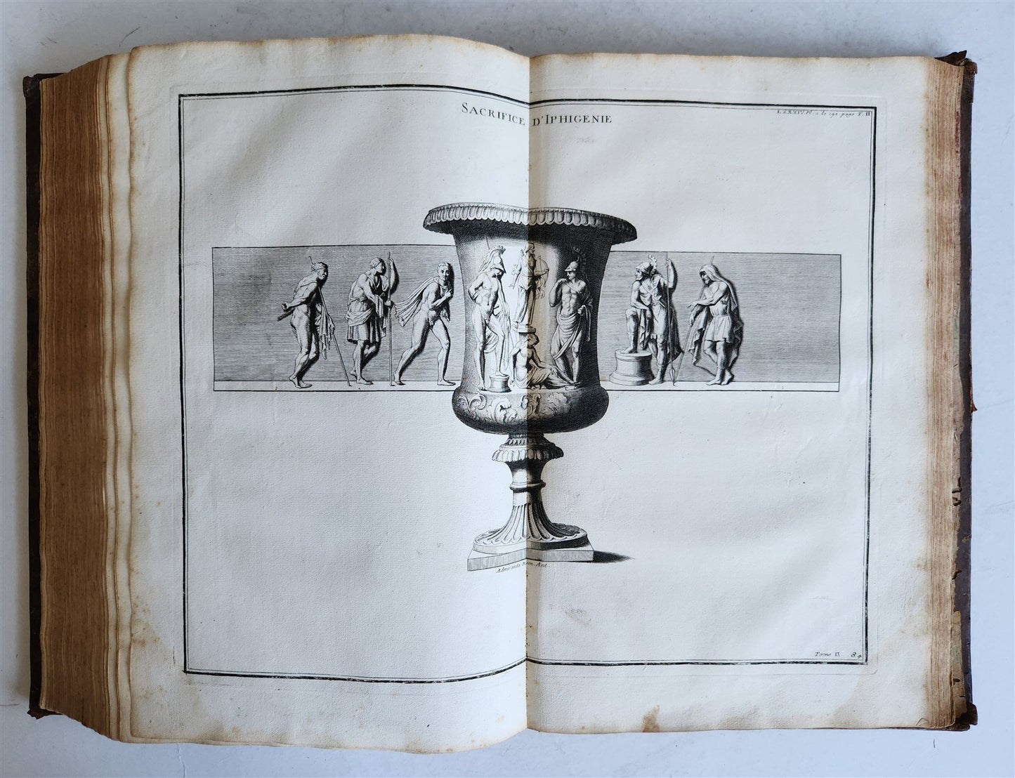 1719 CULTS of ROMANS & GREEKS antique FOLIO RICHLY ILLUSTRATED w/ 104 PLATES