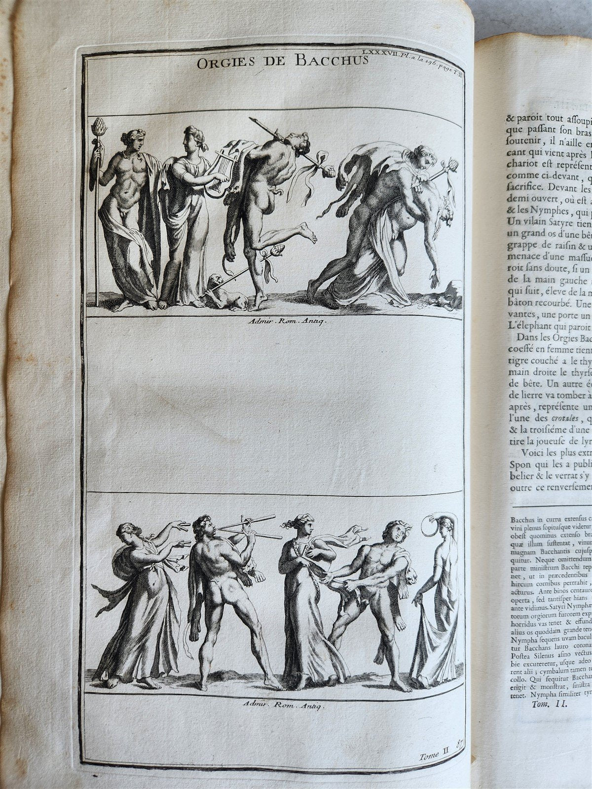 1719 CULTS of ROMANS & GREEKS antique FOLIO RICHLY ILLUSTRATED w/ 104 PLATES