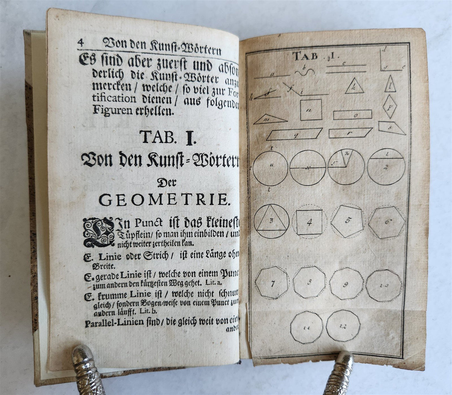 1715 MILITARY FORTIFICATIONS antique ILLUSTRATED w/ 21 PLATES in GERMAN