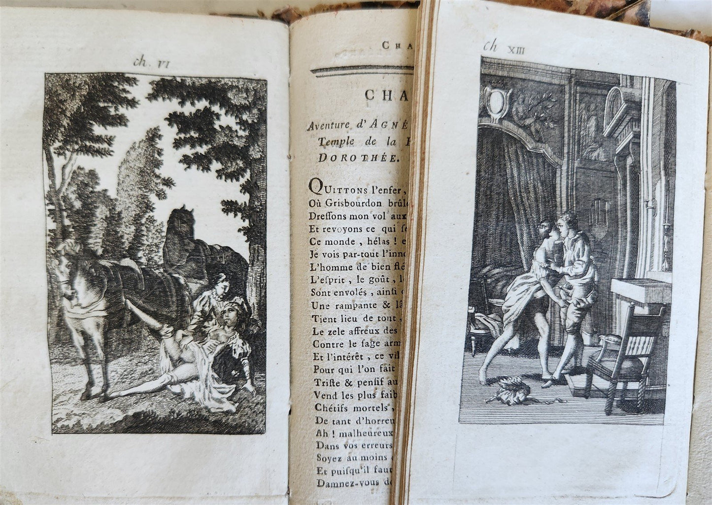 1793 EROTIC - MAID of ORLEANS by VOLTAIRE antique ILLUSTRATED in FRENCH