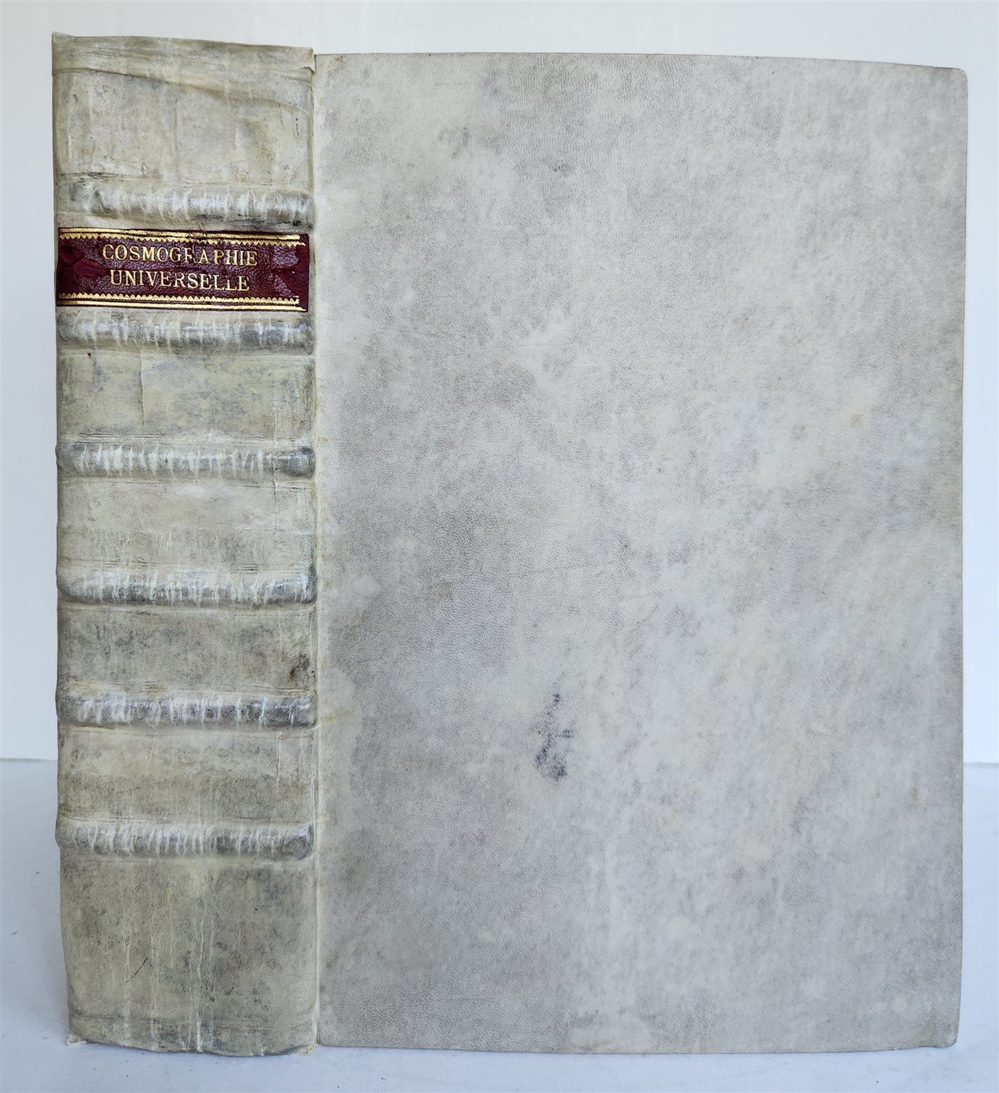 1568 COSMOGRAPHY by Sebastian Munster antique RARE ILLUSTRATED w/ MAPS VELLUM