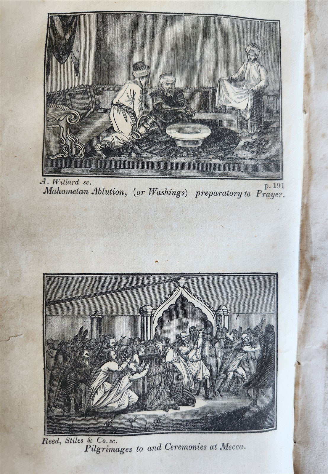 1823 RELIGIONS & RELIGIOUS CEREMONIES of ALL NATIONS antique ILLUSTRATED