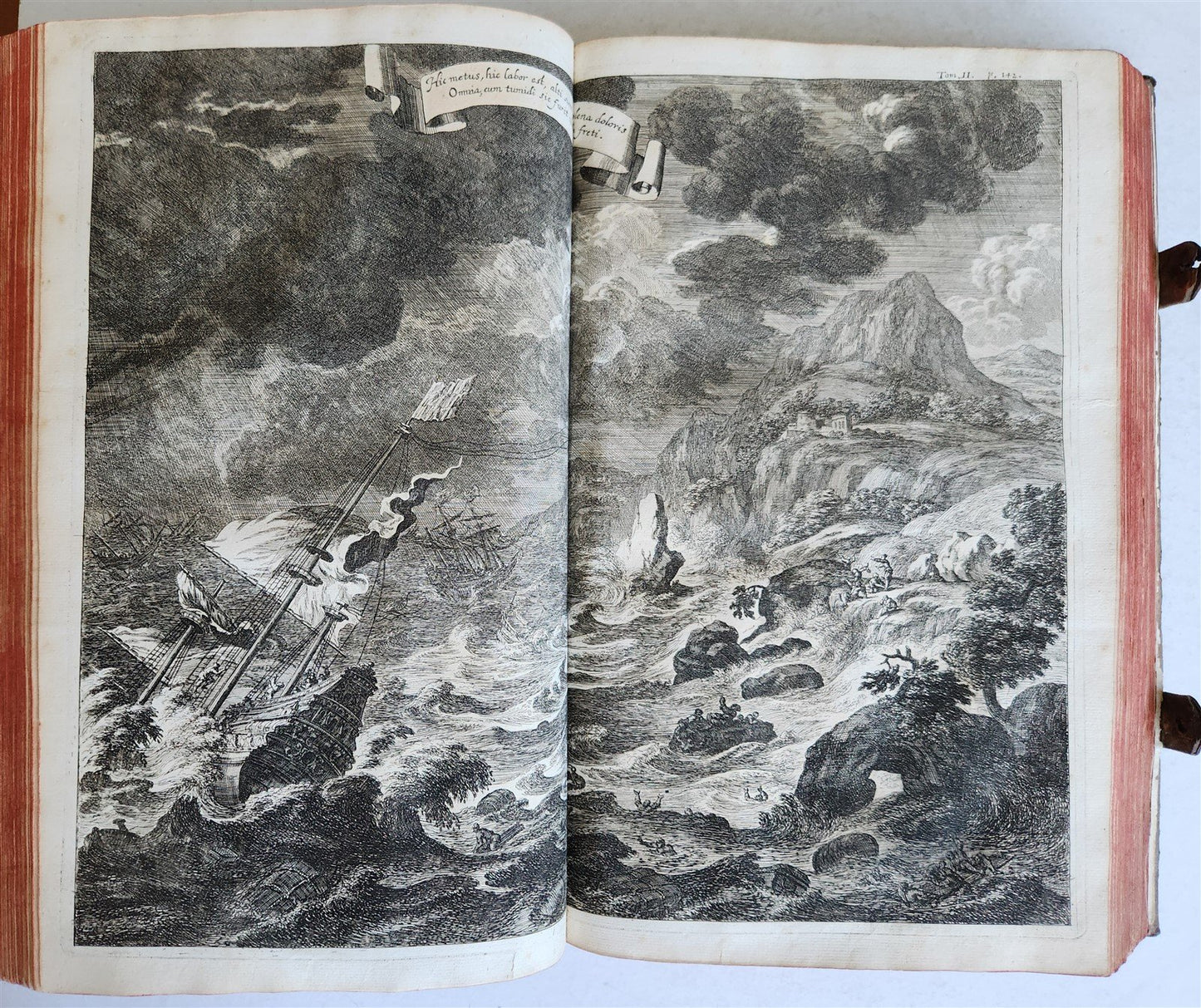 1696 ILLUSTRATED Specula physico-mathematico-historica antique 2 FOLIO VOLUMES